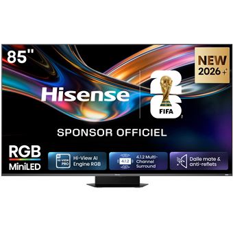 TV LED Hisense RGB Mini LED 85UR9S 215 cm 2026