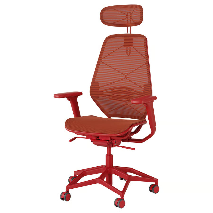 STYRSPEL Fauteuil gamer, bleu/gris clair