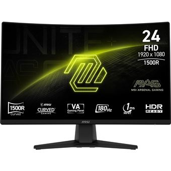 Ecran PC gaming MSI MAG 242C 23.6" 180 Hz Full HD